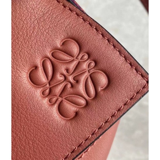 Loewe Puzzle Small Bag In Purple Caramel Blossom Calfskin