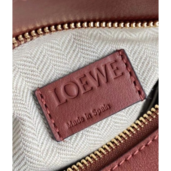 Loewe Puzzle Small Bag In Purple Caramel Blossom Calfskin