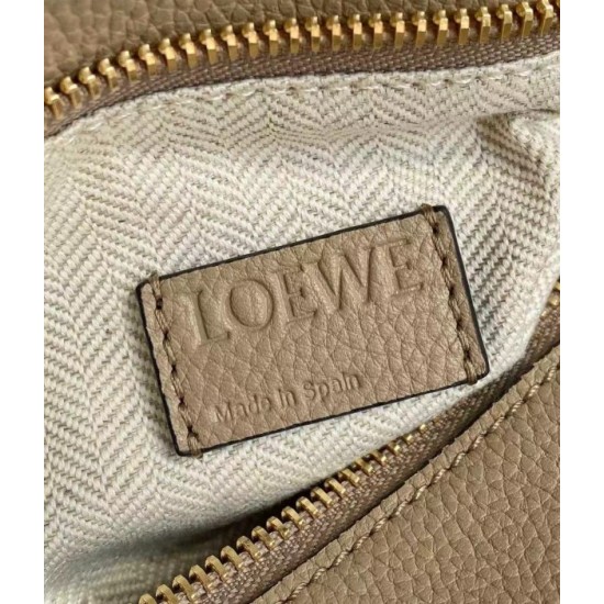 Loewe Puzzle Small Bag In Sandy Grained Leather