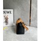 Loewe Puzzle Small Bag in Brown and Black Calfskin