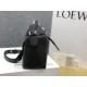 Loewe Small Puzzle Bag In Black Calfskin Leather