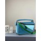 Loewe Small Puzzle Bag In Blue Blueberry Lilas Calfskin