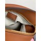 Loewe Small Puzzle Bag In Brown Pink Camel Calfskin