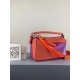 Loewe Small Puzzle Bag In Grapefruit Mauve Lilas Calfskin