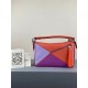 Loewe Small Puzzle Bag In Grapefruit Mauve Lilas Calfskin