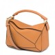 Loewe Small Puzzle Bag In Tan Grained Calfskin