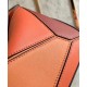 Loewe Small Puzzle Bag In Tan Orange Camel Calfskin