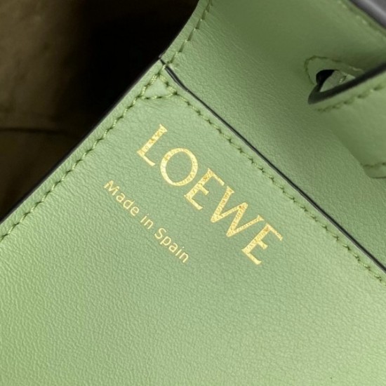 Loewe Anagram Medium Tote Bag In Rosemary Calfskin