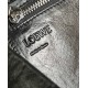 Loewe Fold Shopper Bag in Black Paper Calfskin 