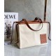 Loewe Medium Cushion Tote In Canvas and Calfskin