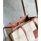 Loewe Medium Cushion Tote In Canvas and Calfskin