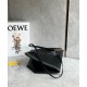 Loewe Medium Puzzle Fold Tote Bag in Black Calfskin