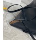 Loewe Medium Puzzle Fold Tote Bag in Black Calfskin