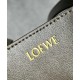 Loewe Medium Puzzle Fold Tote Bag in Dark Green Calfskin