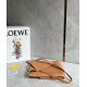 Loewe Medium Puzzle Fold Tote Bag in Tan Calfskin