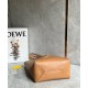 Loewe Medium Puzzle Fold Tote Bag in Tan Calfskin