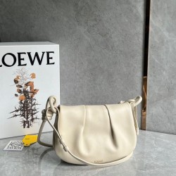 Loewe Paseo Satchel Bag in Angora Nappa Leather