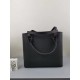 Loewe Small Anagram Tote In Black Grained Calfskin