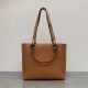 Loewe Small Anagram Tote In Brown Classic Calfskin 