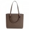 Loewe Small Anagram Tote In Taupe Grained Calfskin