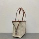 Loewe Small Cushion Tote In Beige Anagram Jacquard