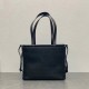 Loewe Small Cushion Tote In Black Anagram Jacquard