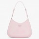 Prada Cleo Shoulder Large Bag In Pink Brushed Leather