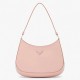 Prada Cleo Shoulder Small Bag In Pink Brushed Leather