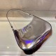 Prada Cleo Small Shoulder Bag In Silver Brushed Leather