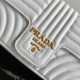 Prada Medium Diagramme Flap Bag In White Calfskin