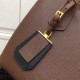 Prada Bicolor Double Medium Palisander Saffiano Bag