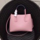 Prada Bicolor Double Medium Pink Saffiano Bag