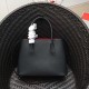 Prada Black Saffiano Double Small Bag