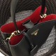 Prada Black Saffiano Leather Double Bag