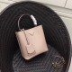 Prada Nude Saffiano North South Double Medium Bag