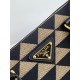 Prada Galleria Small Bag In Jacquard Fabric