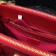 Prada Galleria Small Bag In Red Saffiano Leather