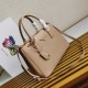 Prada Small Galleria Bag In Beige Saffiano Leather