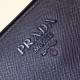 Prada Large Monochrome Bag In Black Saffiano Leather