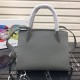 Prada Monochrome Bag In Grey Saffiano Leather