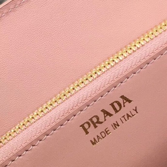 Prada Monochrome Bag In Nude Saffiano Leather