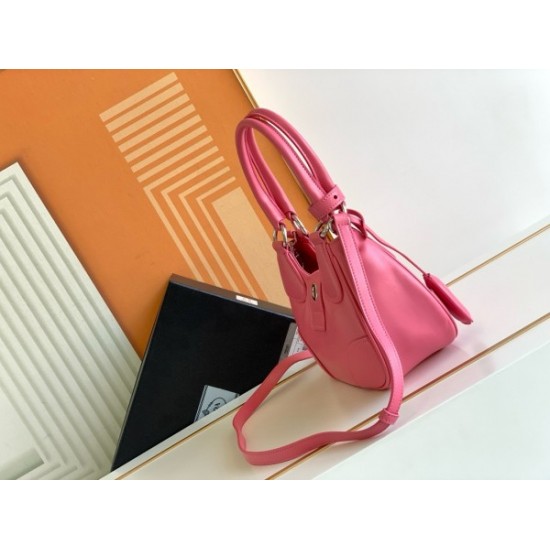 Prada Moon Bag in Pink Padded Nappa Leather