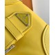 Prada Moon Bag in Yellow Padded Nappa Leather