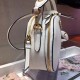 Prada Odette White Saffiano Leather Bag