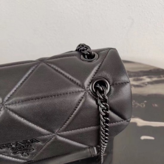 Prada Large Spectrum Bag In Black Nappa Leather