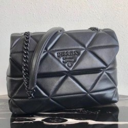 Prada Medium Spectrum Bag In Black Nappa Leather