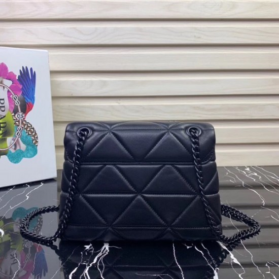 Prada Small Spectrum Bag In Black Nappa Leather