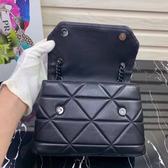 Prada Small Spectrum Bag In Black Nappa Leather