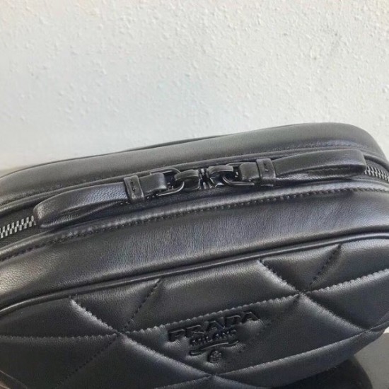 Prada Spectrum Camera Bag In Black Nappa Leather