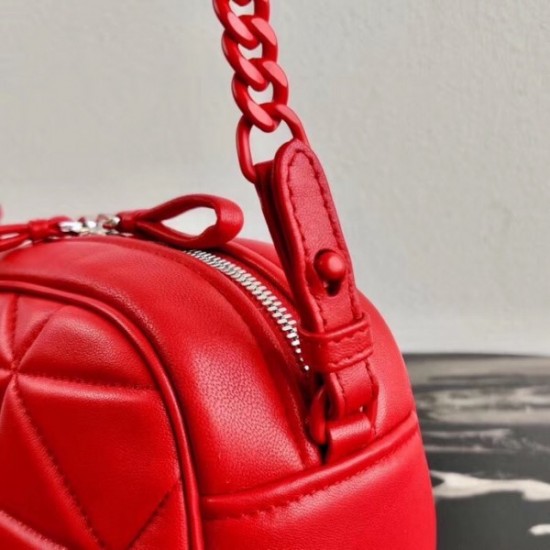 Prada Spectrum Camera Bag In Red Nappa Leather